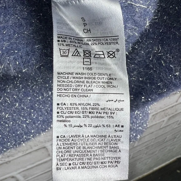 |•OLD NAVY•| Grey Sparkle Sweater Size Small - Picture 4 of 4